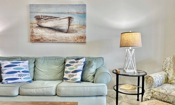Red Hook Condo | STEPS TO SAND! Sapphire Beach bliss: Renovated 2 bed 2.5 bath at Crystal Cove