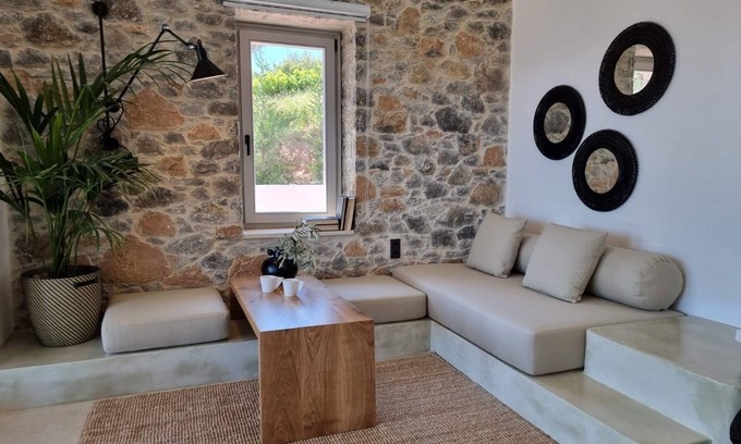 Kolios Cottage | Stone build Suite with private small pool
