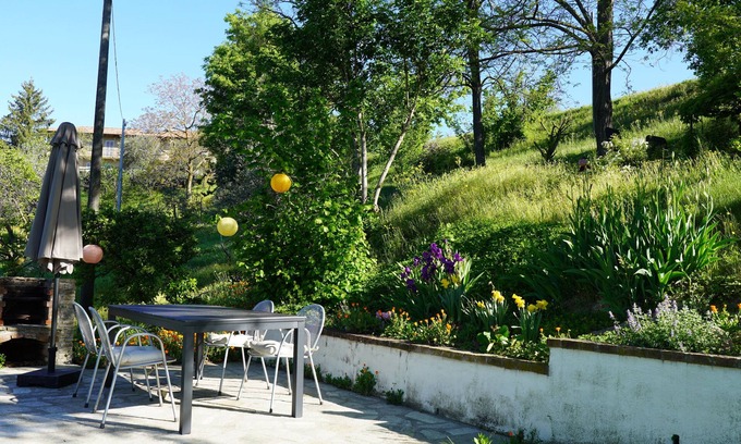 Giachelli House | Stove house - small and cosy with far-reaching views of the Alps