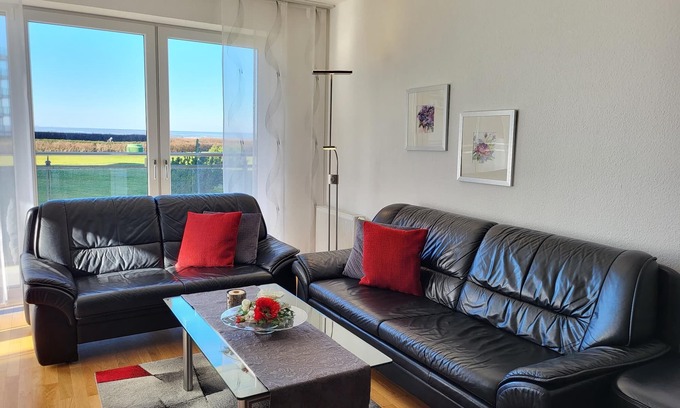 Duhnen Apartment | Strandpalais apartment C2, lake view, WLAN, balcony, beach chair on the beach (seasonal), non-smoking