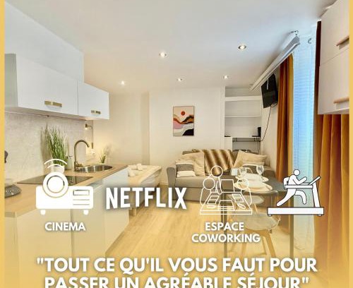 Limoges Apartment | Studio 3 - Cinéma Sport Parking - DABNB