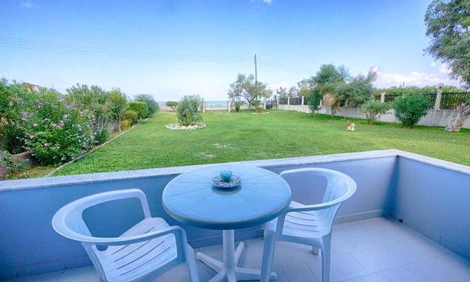 Almiros Beach Apartment | Studio 30m vom Strand mit Meerblick in Almyros