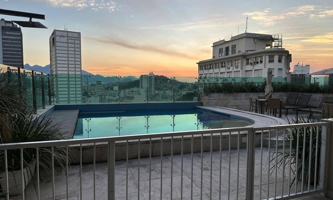 Centro Apartment | Studio a 5 Minutos do Museu do Amanhã - Wifi, Piscina,arcondicionado,metrô Perto