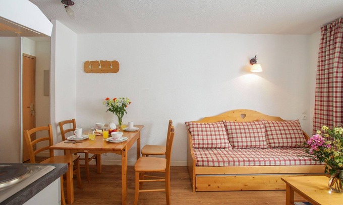Val Claret Apartment | Studio Abordable pour 4!