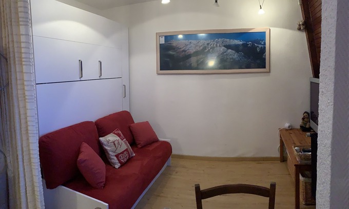 Cognet Apartment | Studio Alpe d'Huez, top of the resort, close to the slopes
