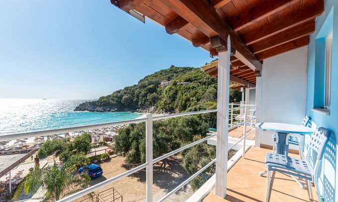 Parga Apartment | Studio Apartment 'Alex Bar Apartment 8' with Sea View, Wi-Fi and Air Conditioning