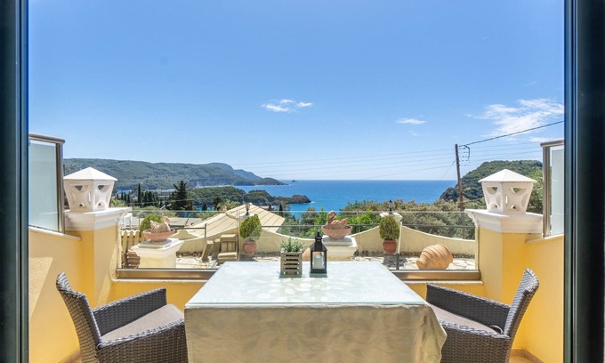 Lakones Apartment | Studio Apartment 'Angela 2' with Sea View, Wi-Fi and Air Conditioning