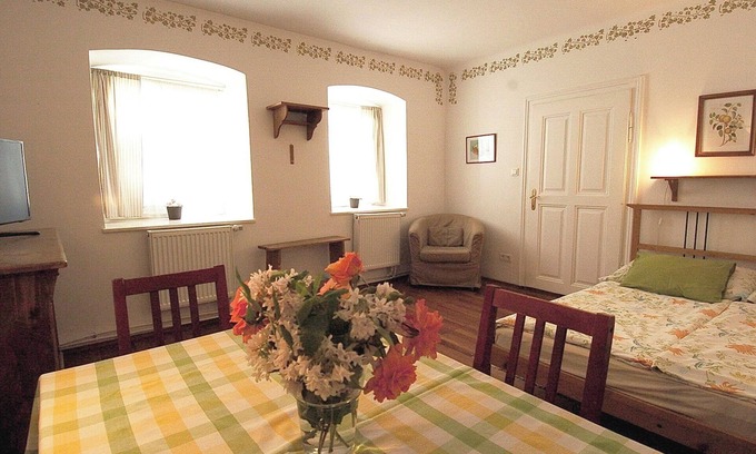 Kritzendorf Apartment | Studio Apartment 'Bioweingut Hauerhof 99 -1' with Shared Terrace, Wi-Fi and Air Conditioning