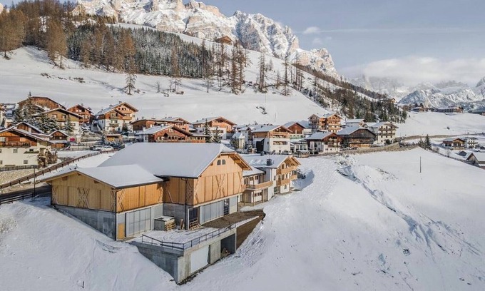 Badia Apartment | Studio Apartment 'Biohof Ruances' with Mountain View, Balcony and Wi-Fi