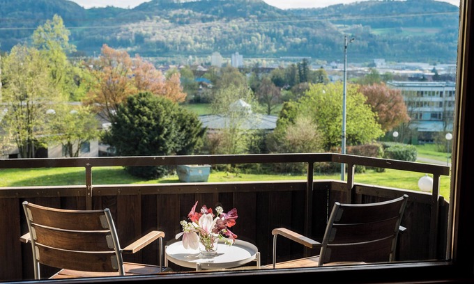 Bad Saeckingen Apartment | Studio Apartment 'Schneckenhalde' with Mountain View, Balcony and Wi-Fi