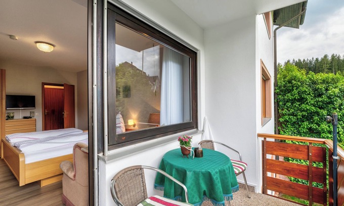 Kniebis Apartment | Studio Apartment 'Ferienwohnung B, 30 Qm' with Shared Terrace, Shared Garden and Wi-Fi