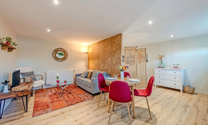 Loperec Apartment | Studio Apartment 'Le Grand Large' with Shared Terrace, Shared Garden and Wi-Fi