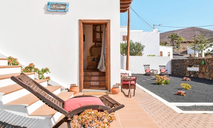 Guatiza Apartment | Studio Apartment Loft la Petite with Wi-Fi, Garden & Terrace; Parking Available