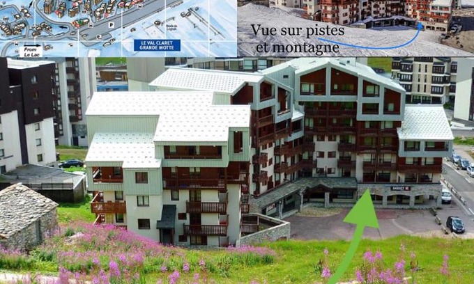 Val Claret Apartment | studio au Hameau de Borsat avec parking !