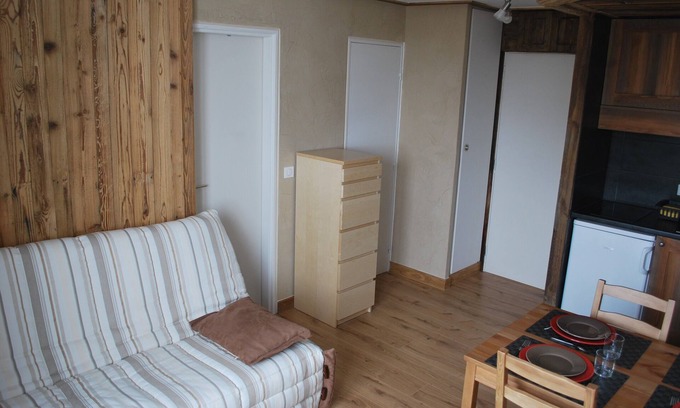 Val Claret Apartment | Studio + cabin 4p on the slopes in Tignes Val Claret