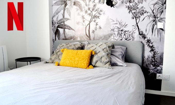 Cenon Apartment | Studio Cosy Bordeaux - Parking privé - Netflix - Tram A