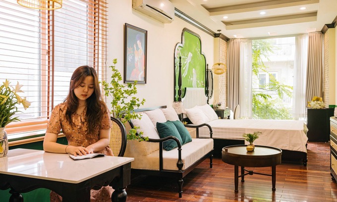 Yen Phu Apartment | studio full natural light,netflix,kitchen Westlake