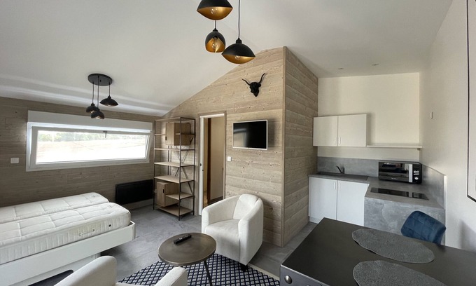 Les Attaques Apartment | Studio Gisèle, L’Opale for 2 people