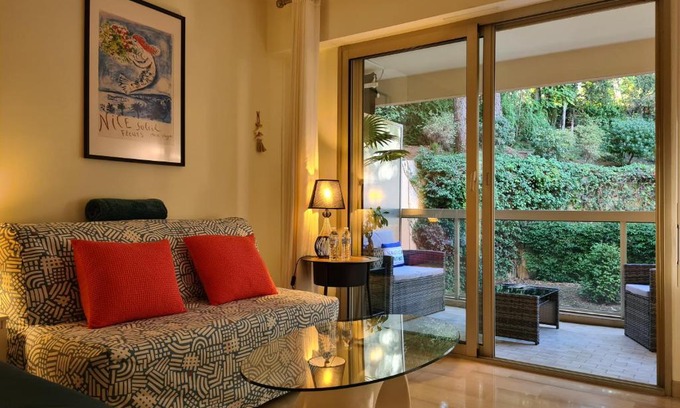 Fabron Apartment | Studio grande terrasse à 5 min de la mer