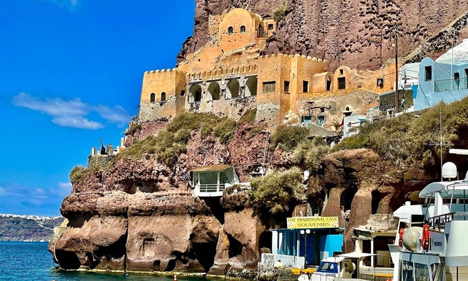 Fira Apartment | Studio in Old Port of Fira, Sea view, Santorini