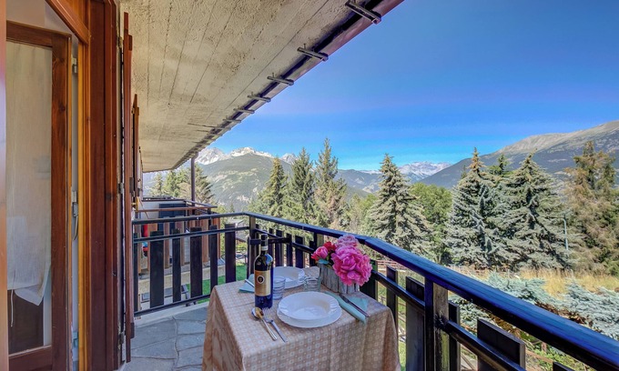 Sauze d'Oulx Apartment | Studio La Borracina Mountain View, Sauze d'Oulx, Italy