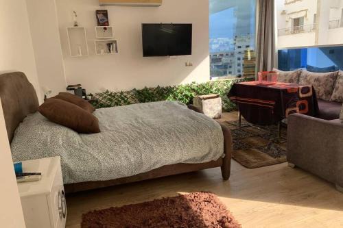 Quartier Mozart Apartment | Studio meublé à Tanger, 3mn de la plage à pied.