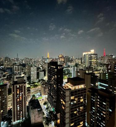 Bela Vista Apartment | Studio Moderno Vista incrível próx Av Paulista