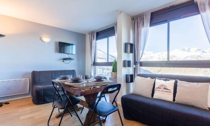 Pla d'Adet Apartment | Studio rénové 6 pers proche des pistes à Saint-Lary-Soulan - FR-1-296-483