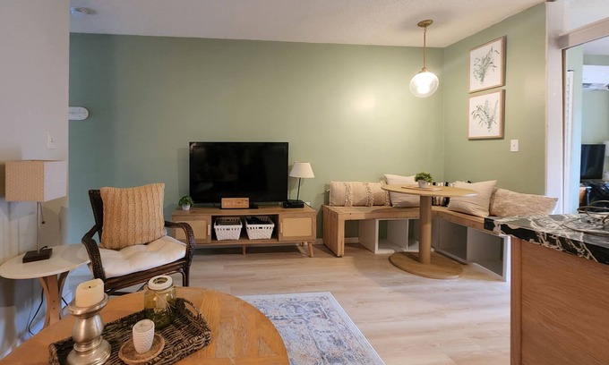 Wells Apartment | Studio-style condo with screened balcony & seasonal pool