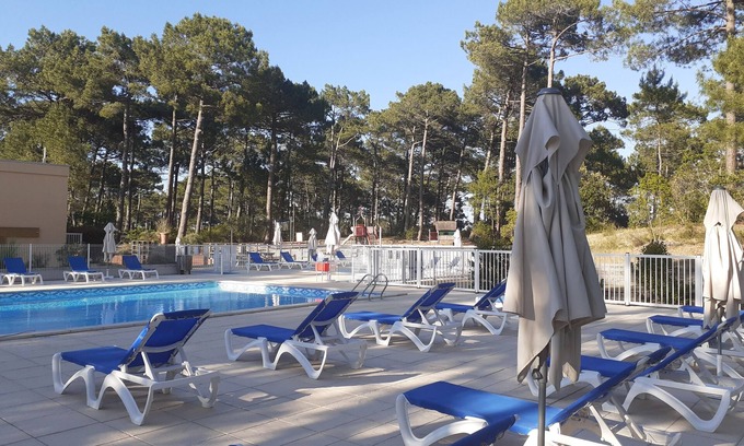Maubuisson Apartment | Studio T2, Carcans Maubuisson, Terrace, Pool near Lacanau