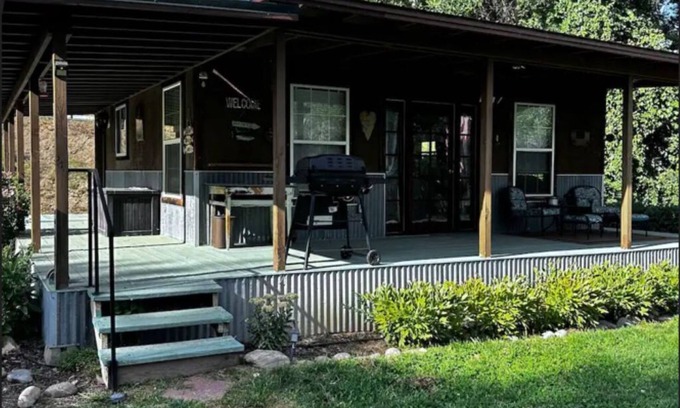 Aztec Cabin | Studio type cabin with access to use of private park on the banks of the Animas.