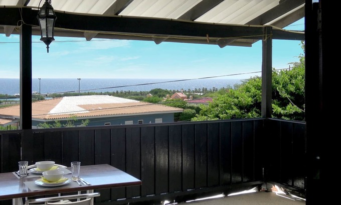Willemstad Apartment | Studio with a big terrace, ocean views + Pool