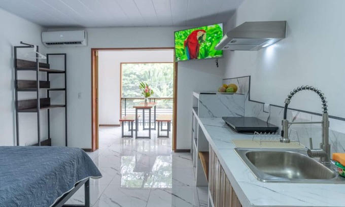 Puerto Viejo de Talamanca Apartment | Studio with AC, Smart TV, Kitchen, Bath & Pool #1