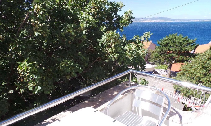Klenovica Apartment | Studio with balcony and sea view near the beach
