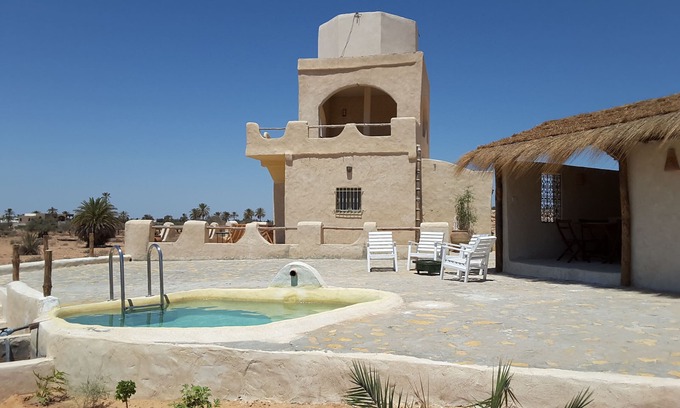Beni Maaguel Cottage | Studio with palapa, pool and great view in great 5 hectares