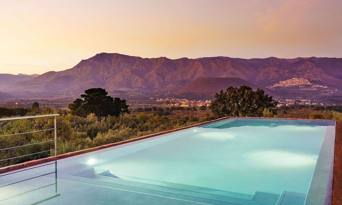 Castiglione di Sicilia Villa | Stunning private villa with A/C, WIFI, private pool, TV, terrace, panoramic view and parking