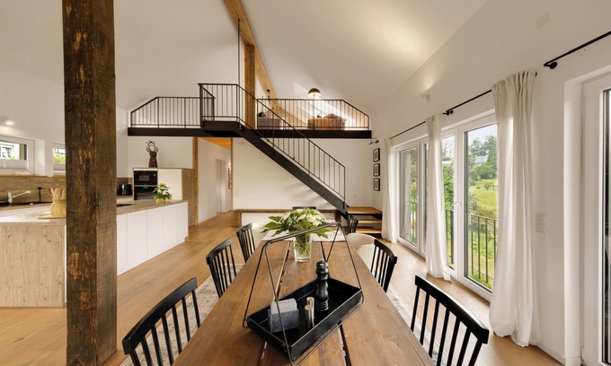 Wermelskirchen Apartment | Stunning 160m2 Vacation Rental with Unrestricted Forest Views