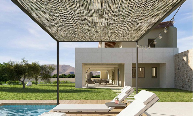 Borrassa Villa | Stunning 'Finca Clos' with Mountain View, Private Pool, Garden, A/C & Wi-Fi