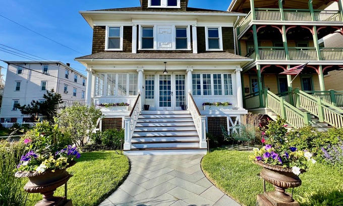 Ocean Grove House | Stunning historic home on 1st beach block w/Lake and Ocean views!