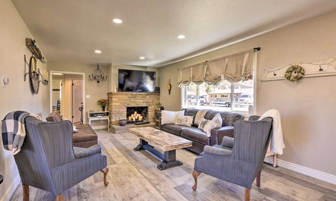 Lewis House | Stunning home with mountain views & river access nearby