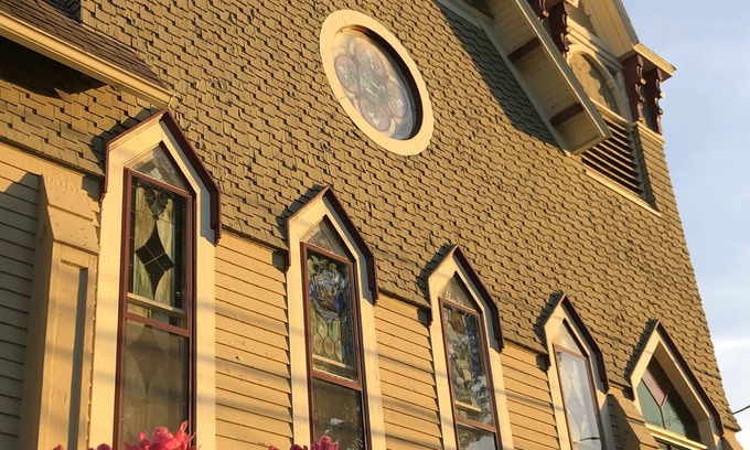 Noank House | Stunning Loft-y 1902 Former Gothic Chapel in Picture Postcard Seaside Village!