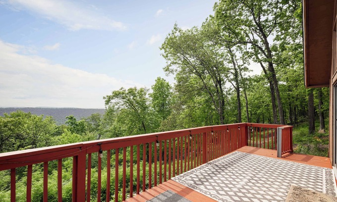 Paw Paw Cabin | Stunning Mountain Views w/Deck & Grill on 5 Acres!