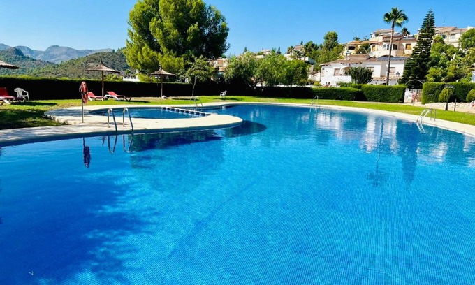 Murla House | Stunning mountain views! Private Villa with fabulous communal pool!