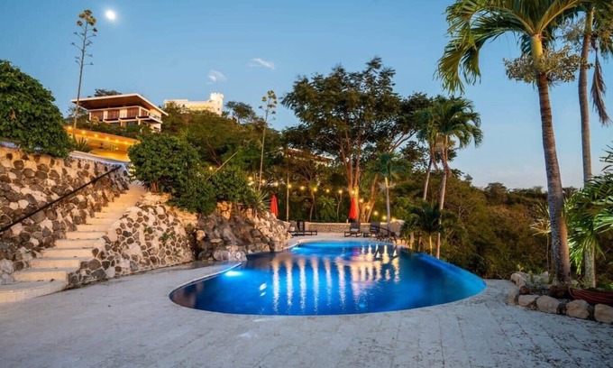 Rio Seco House | Stunning Mountaintop Property with Stylish Main Home, Private Guesthouse & Infin