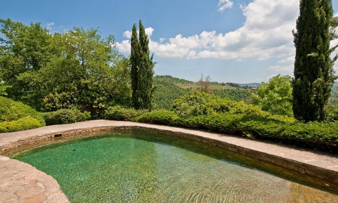 San Pietro in Bossolo Villa | Stunning private villa with WIFI, private pool, A/C, TV, patio, panoramic view and parking