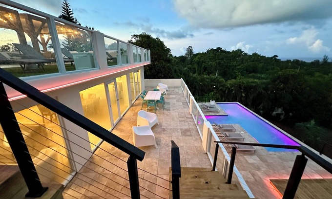 Rio Grande Villa | Stunning Private Oasis with Pool and Ocean Views