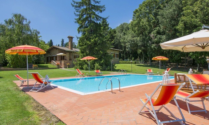 Gambassi Terme Villa | Stunning private villa with WIFI, private pool, TV, balcony, pets allowed, close to San Gimignano