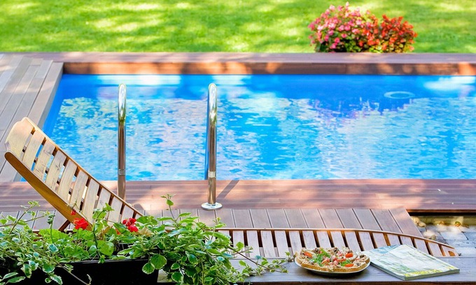 Matulji House | Stunning private villa with hot tub, private pool, A/C, WIFI, TV, patio, pets allowed and parking