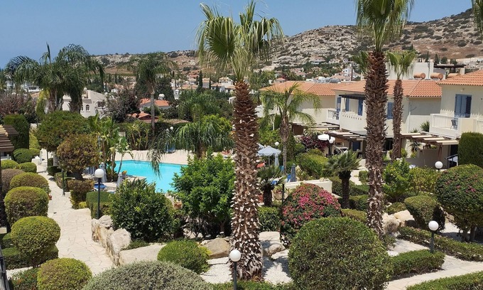 Peyia Town House | Stunning Townhouse On Exclusive Complex With Beautiful Gardens And Swimming Pool