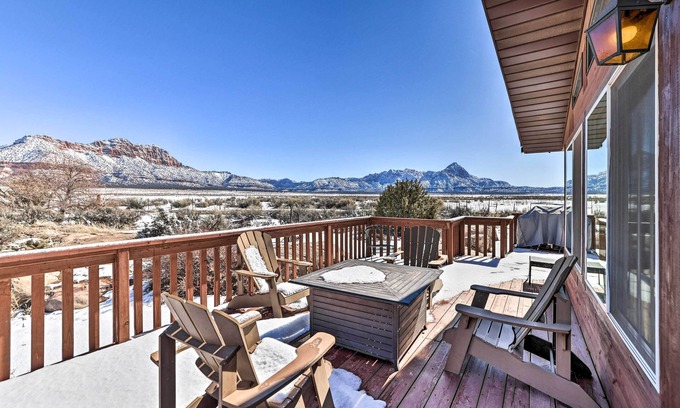 Apple Valley House | Stunning Utah Home 30 Mi to Zion Nat'l Park